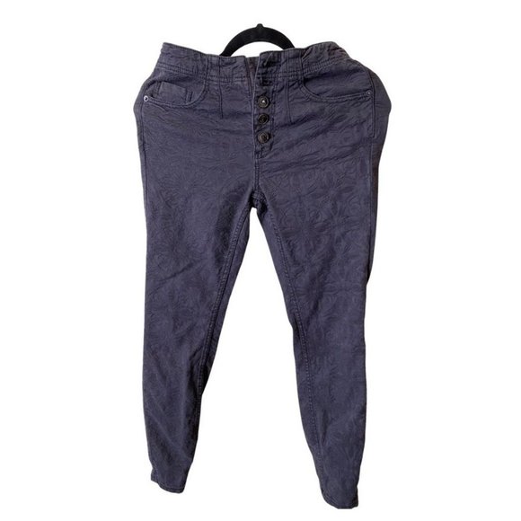 Pilcro and the Letterpress By Anthropologie High Rise Skinny Pants Gray Size 26 - Picture 1 of 16